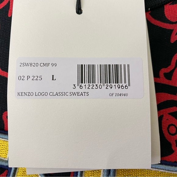 Kenzo Chinese New Year Tiger Print Logo Crew Sweatshirt - Picture 9 of 14